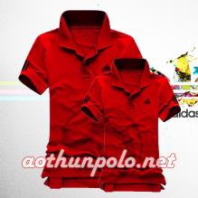 Áo adidas cặp màu đỏ đô
