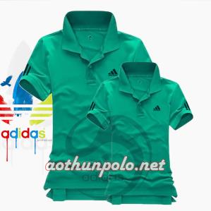 Áo adidas cặp màu xanh vịt