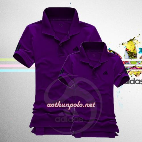 Áo adidas cặp màu tím