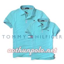Áo cặp Tommy xanh biển