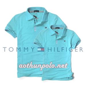 Áo cặp Tommy xanh biển