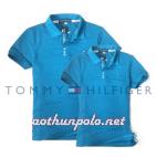 Áo cặp Tommy xanh da trời