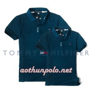 Áo cặp Tommy xanh đen