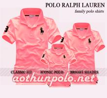 Áo thun gia đình hồng dâu