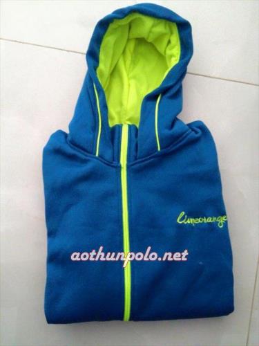 Áo khoác nỉ xanh coban