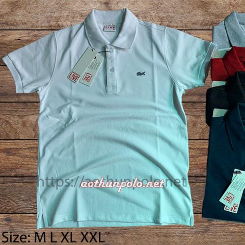 Áo thun nam cổ bẻ cá sấu