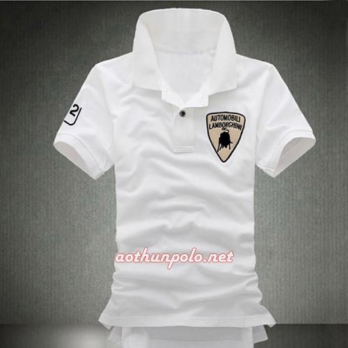 Áo thun lamborghini trắng