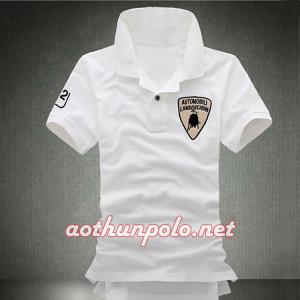 Áo thun lamborghini trắng