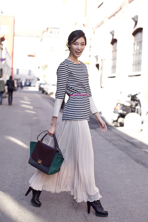 Tận dụng váy maxi cực chất trong mùa lạnh - 12