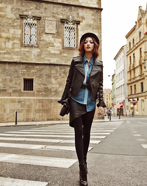 Đ&ocirc;ng n&agrave;y, diện &aacute;o da thật "chất" - 8