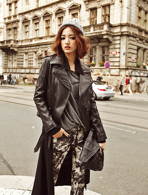 Đ&ocirc;ng n&agrave;y, diện &aacute;o da thật "chất" - 12