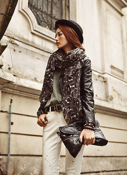 Đ&ocirc;ng n&agrave;y, diện &aacute;o da thật "chất" - 14